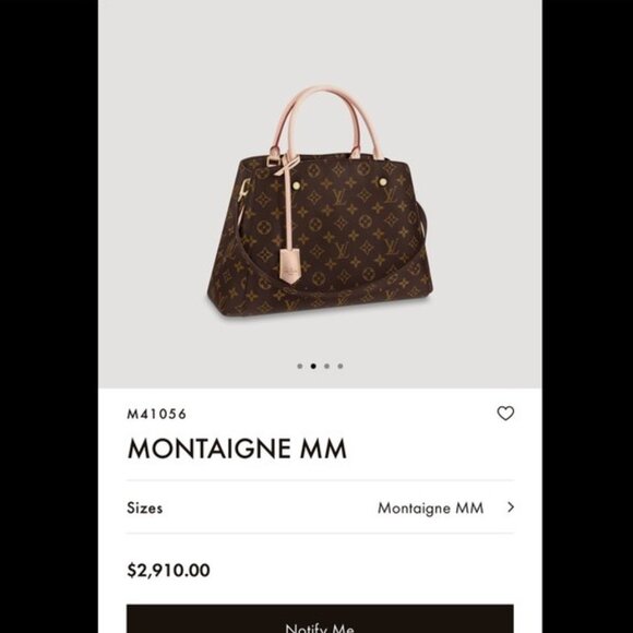 EUC AUTHENTIC Louis Vuitton Montaigne MM Monogram Handbag - Picture 14 of 14